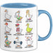 Gans Tier Gänse Bauer Tasse Becher Geschenk Lustige Geschenkidee Spruch Gänsearten Blau Trendation