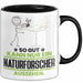Naturforscher Geschenk Tasse So Gut Kann Nur Ein Naturforscher Aussehen Geschenkidee Kaffee-Becher Schwarz Trendation