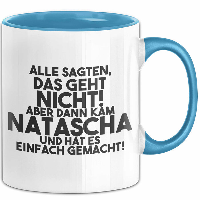 Natascha Tasse Alle Sagten Das Geht Nicht, Aber Dann Kam Natascha Geschenk