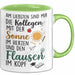 Büroarbeit Kollege Wertschätzung Tasse Geschenk Lustige Geschenkidee Spruch Am Liebsten Sind Mir Die Kollegen Grün Trendation