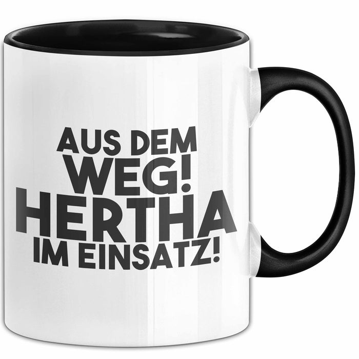 Hertha Tasse Aus Dem Weg! Hertha Im Einsatz! Geschenk