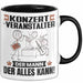 Konzertveranstalter Tasse Geschenk für Konzertveranstalter Der Mann Der Alles Kann Geschenkidee zum Geburtstag Schwarz Trendation