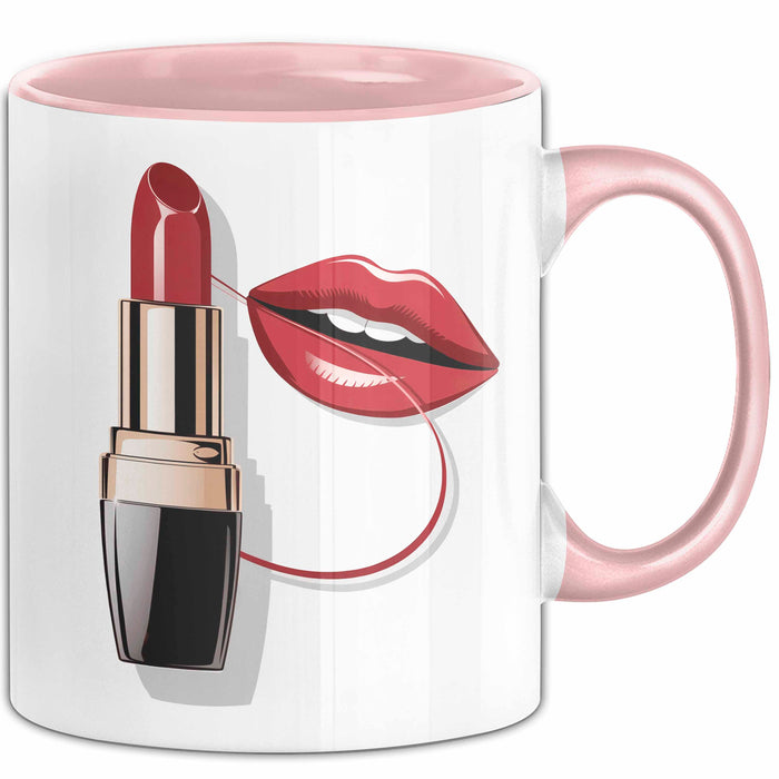 Make up Artist Tasse Geschenkidee für Schminke Kreateur Rosa Trendation
