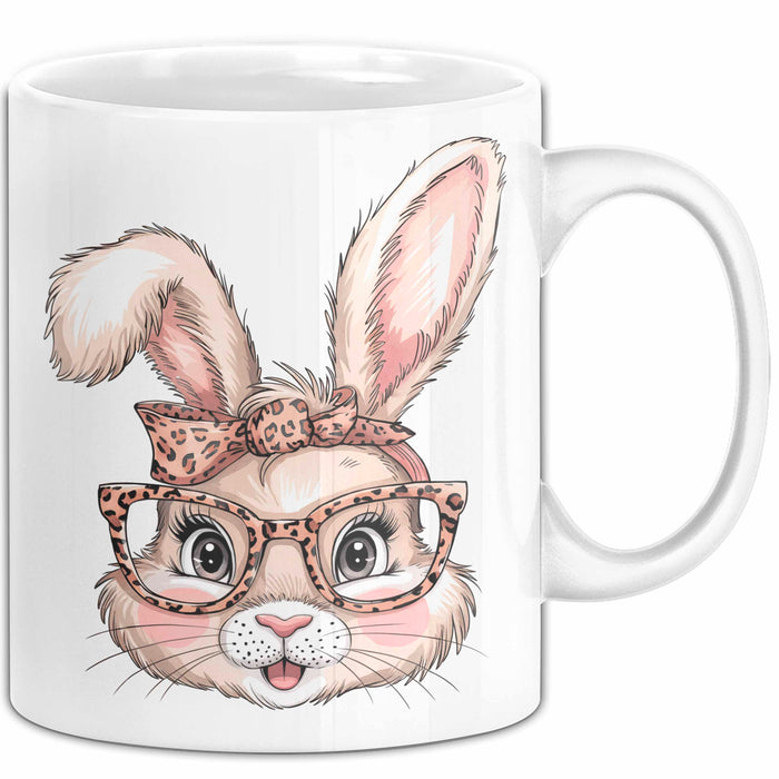Kaninchen Hase Tierliebhaber Tasse Geschenk Lustige Geschenkidee Spruch Weiß Trendation