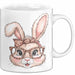 Kaninchen Hase Tierliebhaber Tasse Geschenk Lustige Geschenkidee Spruch Weiß Trendation