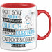 Outdoor-Bloggerin Geschenk Becher Tasse Gott Schuf Alle Menschen Gleich Nur Die Besten Durfeten Outdoor-Bloggerin Werden Geschenkidee Lustig Rot Trendation
