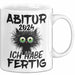 Abitur 2025 Ich Habe Fertig Geschenkidee Tasse Abi Bestanden Geschenk Prüfung Weiß Trendation