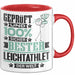 Leichtathlet Geschenk Lustiger Spruch für Leichtathlet Geschenkidee Bester Leichtathlet Der Welt Rot Trendation