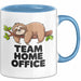 Bürokollege Faultier Tasse Geschenk Lustige Geschenkidee Team Home Office Blau Trendation