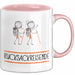 Geschenk für Rucksackreisende Tasse Lustige Geschenkidee Geburtstag Ich Bin Rucksackreisende Ich Darf Das Rosa Trendation