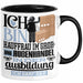 Kauffrau im Groß- und Außenhandel Ausbildung Start Geschenk Tasse Ich Bin Kauffrau im Groß- und Außenhandel In Der Ausbildung Ich Darf Das Kaffee-Becher Geschenkidee Schwarz Trendation