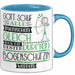Bogenschützin Geschenk Becher Tasse Gott Schuf Alle Menschen Gleich Nur Die Besten Durfeten Bogenschützin Werden Geschenkidee Lustig Blau Trendation