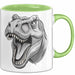 Dinosaurier Tier Tasse Geschenk Lustige Geschenkidee Spruch Grün Trendation