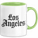 Los Angeles LA Kalifornien USA Tasse Geschenk Lustige Geschenkidee Spruch Grün Trendation