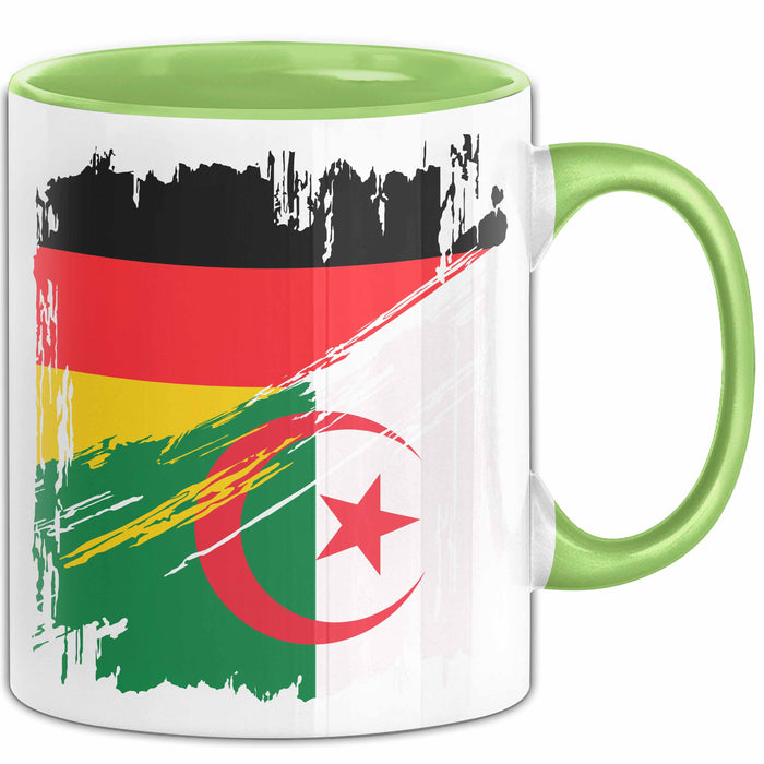 Pakistan Deutschland Flagge Halb Deutscher Halb Pakistaner Fußball Germany 2025 Europa Pakistan Grün Trendation