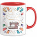 Näh Enthusiast Tasse Geschenk Lustige Geschenkidee Spruch Für Stich Liebhaber Rot Trendation