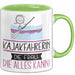 Kajakfahrerin Geschenk Tasse Becher Die Frau Die Allen Kann Geschenkidee für eine Kajakfahrerin Lustig Grün Trendation
