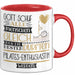 Pilates-Enthusiastin Geschenk Becher Tasse Gott Schuf Alle Menschen Gleich Nur Die Besten Durfeten Pilates-Enthusiastin Werden Geschenkidee Lustig Rot Trendation