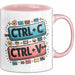 Meme Süchtiger Tasse Geschenkidee für virale Humor Fans Rosa Trendation