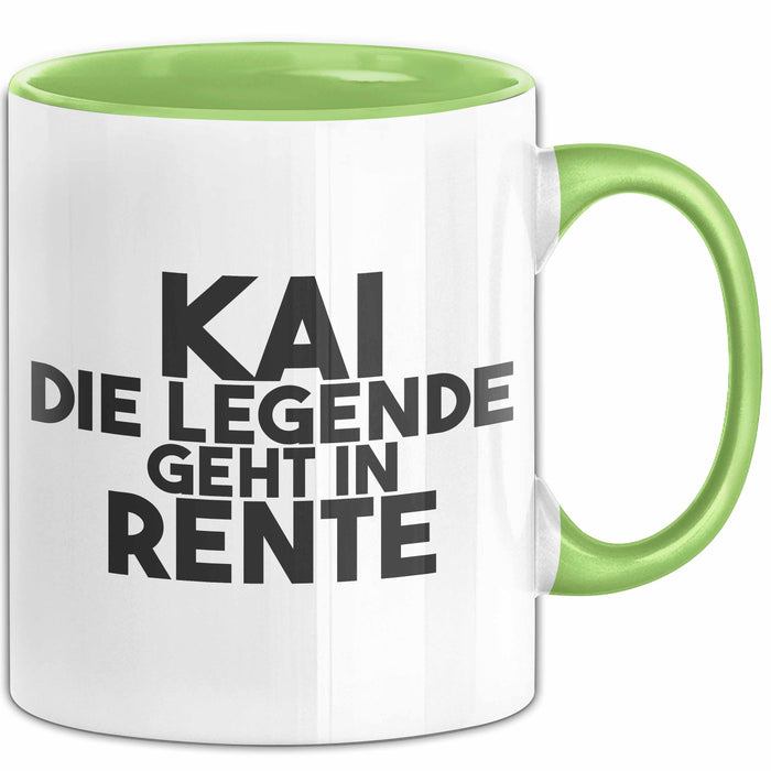 Kai Tasse Kai – Die Legende Geht In Rente Geschenk