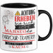 Parkour-Trainerin Tasse Geschenk Lustiger Spruch Bitte Erheben Sie Sich Seine Majestät Die Parkour-Trainerin Betritt Den Raum Schwarz Trendation