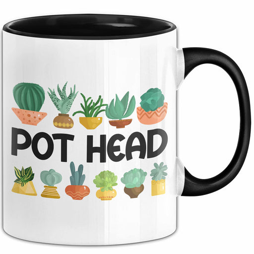 Pot Head Tasse Geschenk Töpferei Pflanzen-Liebhaber Geschenkidee Becher Trendation