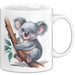 Koala Tierliebhaber Tasse Geschenk Lustige Geschenkidee Spruch Weiß Trendation