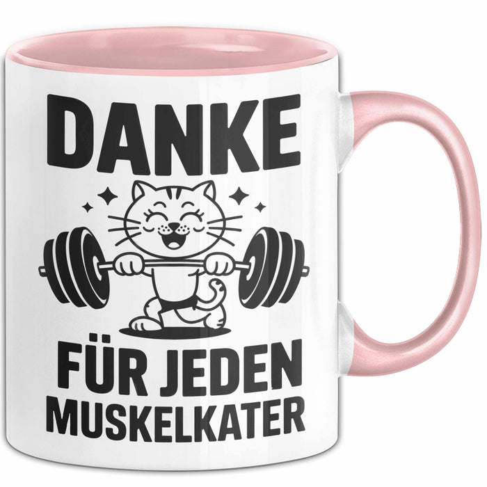 Fußballtrainer Fußballteam Tasse Geschenk Lustige Geschenkidee Spruch Danke Für Jeden Muskelkater Rosa Trendation