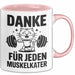 Fußballtrainer Fußballteam Tasse Geschenk Lustige Geschenkidee Spruch Danke Für Jeden Muskelkater Rosa Trendation