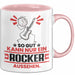Rocker Geschenk Tasse So Gut Kann Nur Ein Rocker Aussehen Geschenkidee Kaffee-Becher Rosa Trendation