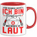 Krankenschwester Pflege Betreuung Tasse Geschenk Lustige Geschenkidee Spruch Ich Schreie Nicht Ich Bin Altenpflegerin Rot Trendation