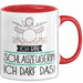 Geschenk für Schlagzeugerin Tasse Lustige Geschenkidee Geburtstag Ich Bin Schlagzeugerin Ich Darf Das Rot Trendation