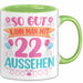 22er Geburtstag Tasse Geschenk Frauen So Gut Kann Man Mit 22 Aussehen Geschenkidee Geburtstag Grün Trendation