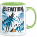 Bergsteiger Tasse Geschenk Lustige Geschenkidee Spruch Für Höhen Liebhaber Grün Trendation