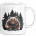 Bärenliebhaber Tasse Geschenkidee für Naturliebhaber Weiß Trendation