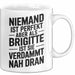 Brigitte Tasse Geschenk Niemand Ist Perfekt Brigitte Verdammt Nah Dran Geschenkidee Weiß Trendation