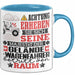 Geländewagenfahrer Geschenk Tasse Lustiger Spruch Erheben Sie Sich Der Geländewagenfahrer Betritt den Raum Blau Trendation