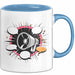 Extrovertierter Tasse Geschenk Lustige Geschenkidee Spruch Für Soziale Schmetterlinge Blau Trendation