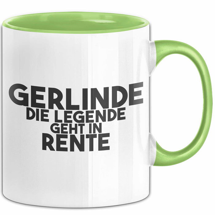 Gerlinde Tasse Gerlinde – Die Legende Geht In Rente Geschenk