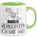 Geschenk für Wildnisexpertin Tasse Lustige Geschenkidee Geburtstag Ich Bin Wildnisexpertin Ich Darf Das Grün Trendation