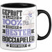 Bocciapieler Geschenk Lustiger Spruch für Bocciapieler Geschenkidee Bester Bocciapieler Der Welt Schwarz Trendation