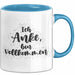 Anke Tasse Ich Anke, Bin Vollkommen Geschenk Blau Trendation