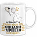 Squash-Spieler Geschenk Tasse So Gut Kann Nur Ein Squash-Spieler Aussehen Geschenkidee Kaffee-Becher Weiß Trendation