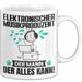 ElektronischerMusikproduzent Tasse Geschenk für ElektronischerMusikproduzent Der Mann Der Alles Kann Geschenkidee zum Geburtstag Weiß Trendation