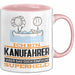 Kanufahrer Geschenk Tasse Ich Bin Kanufahrer Aber Sag Doch Einfach Superheld Lustige Geschenkdiee für Kanufahrer Kaffee-Becher Rosa Trendation