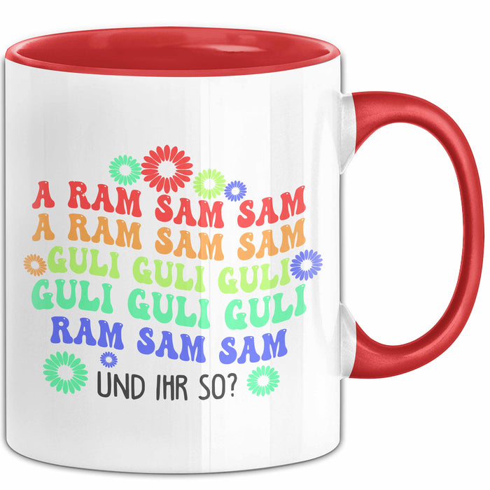 Büroarbeit Kollege Tasse Geschenk Lustige Geschenkidee Spruch Rot Trendation