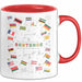Sprachen Nerd Tasse Geschenk Lustige Geschenkidee Spruch Für Polyglotten Rot Trendation