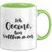Gesine Tasse Ich Gesine, Bin Vollkommen Geschenk Grün Trendation