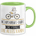 Mountainbike-Guide Geschenk Tasse Becher Die Frau Die Allen Kann Geschenkidee für eine Mountainbike-Guide Lustig Grün Trendation