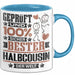 Halbcousin Geschenk Lustiger Spruch für Halbcousin Geschenkidee Bester Halbcousin Der Welt Blau Trendation